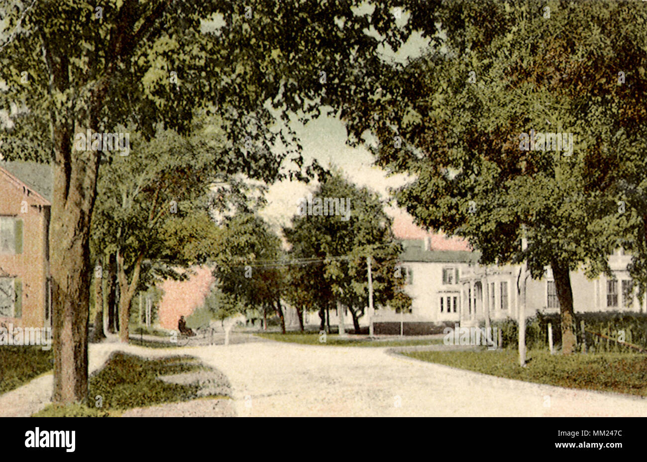 Western Avenue. Fairfield. 1912 Stock Photo