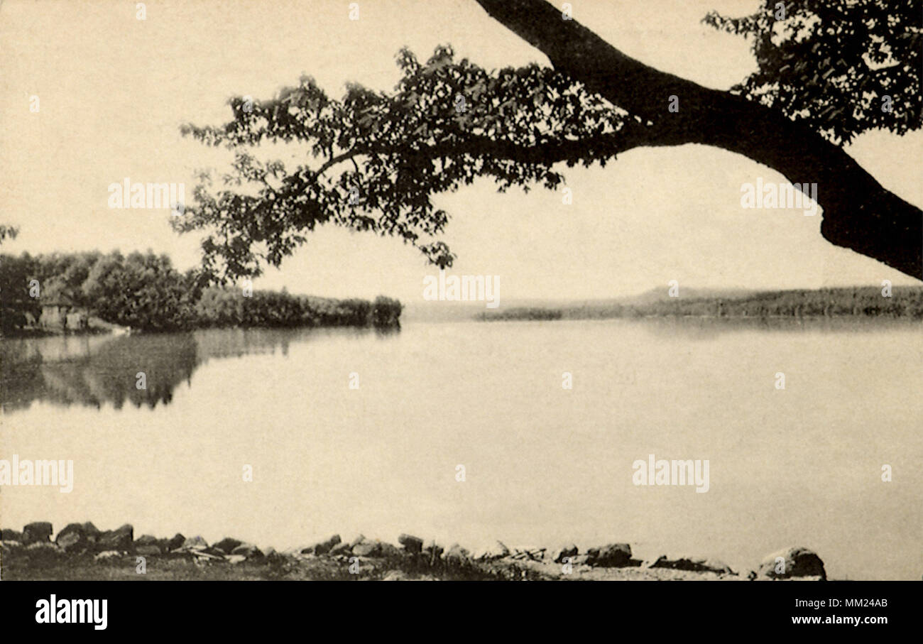 View of Long Lake. Harrison. 1944 Stock Photo