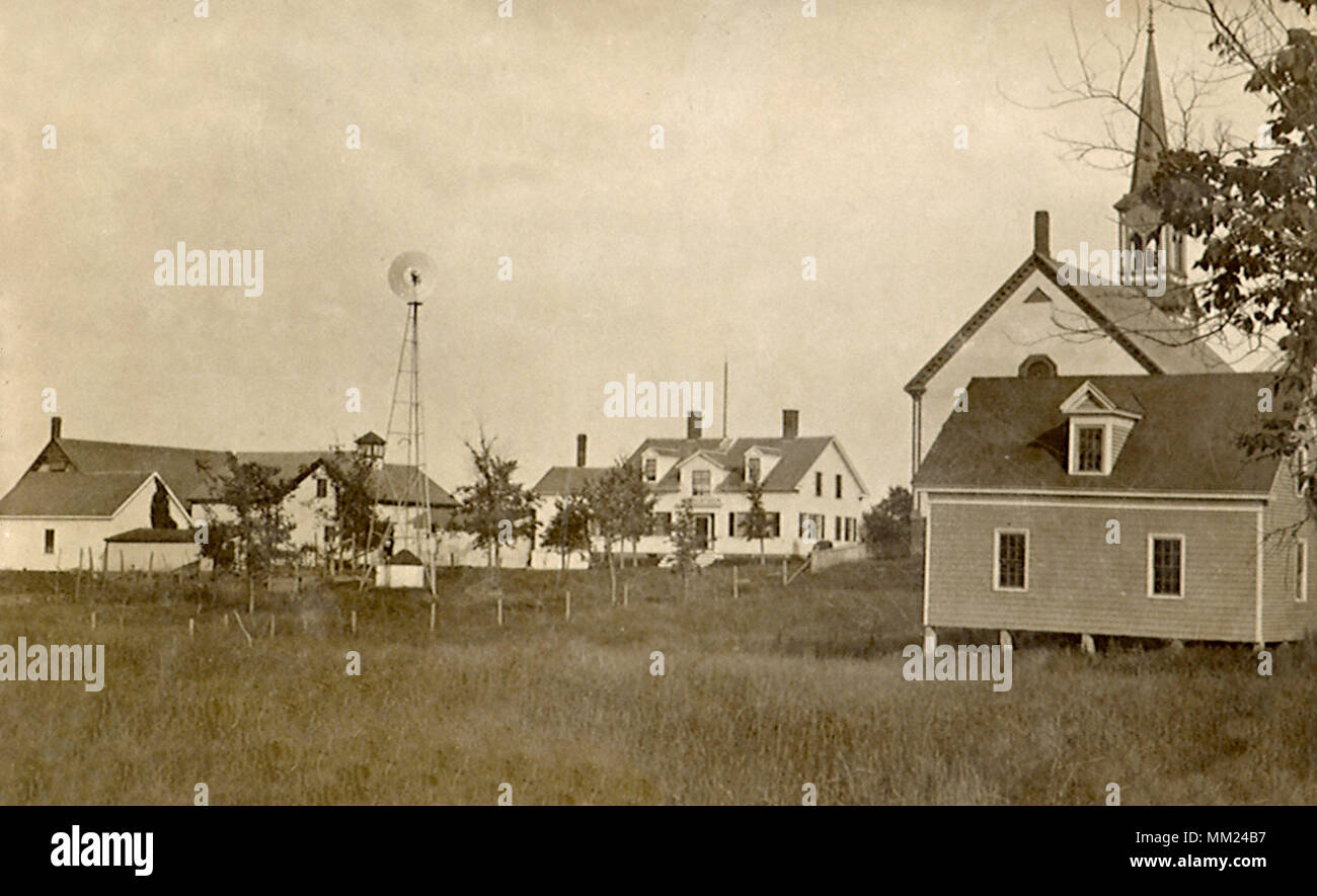 View of Jonesport. 1909 Stock Photo
