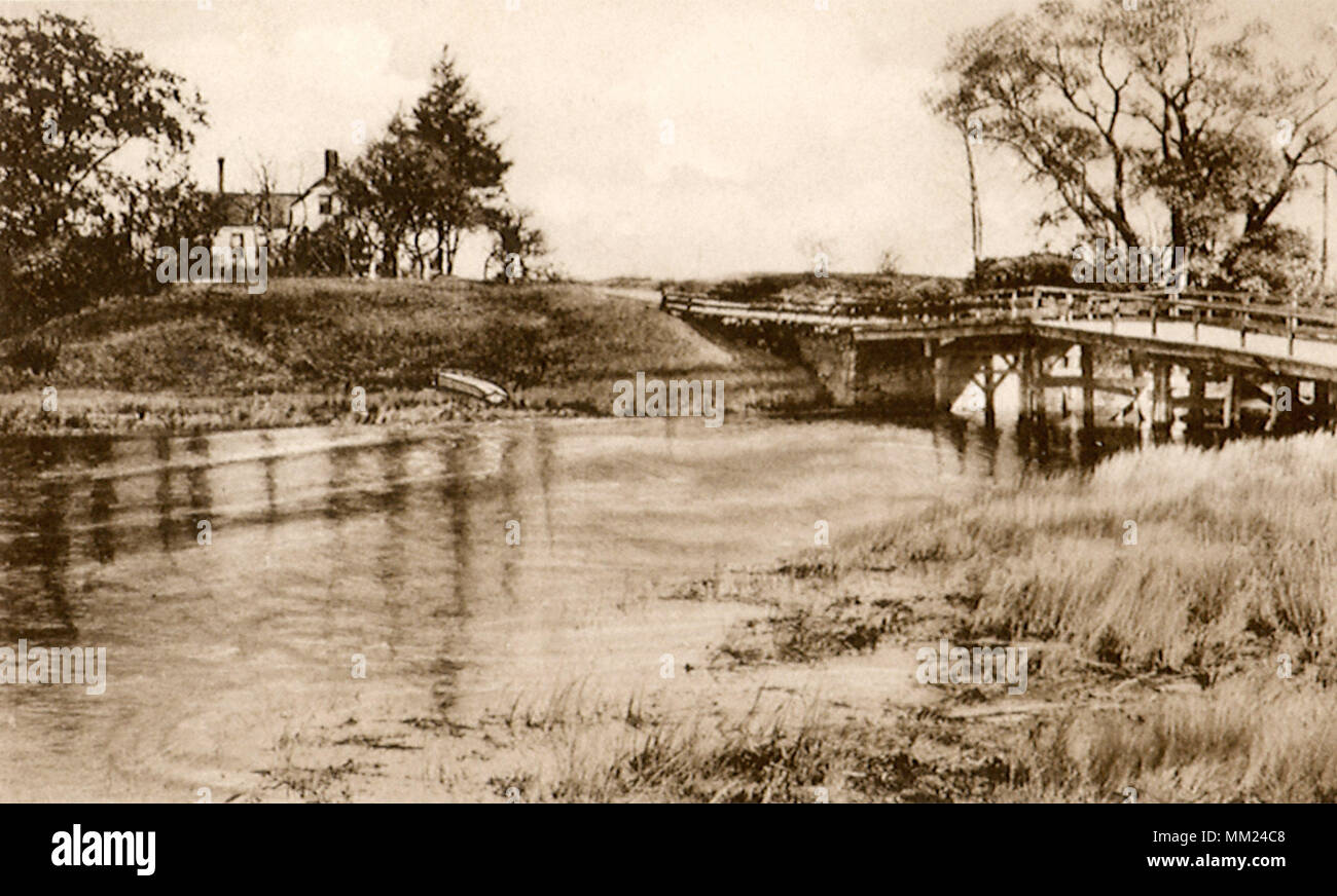 Durrell's Bridge. Kennebunkport. 1930 Stock Photo Alamy
