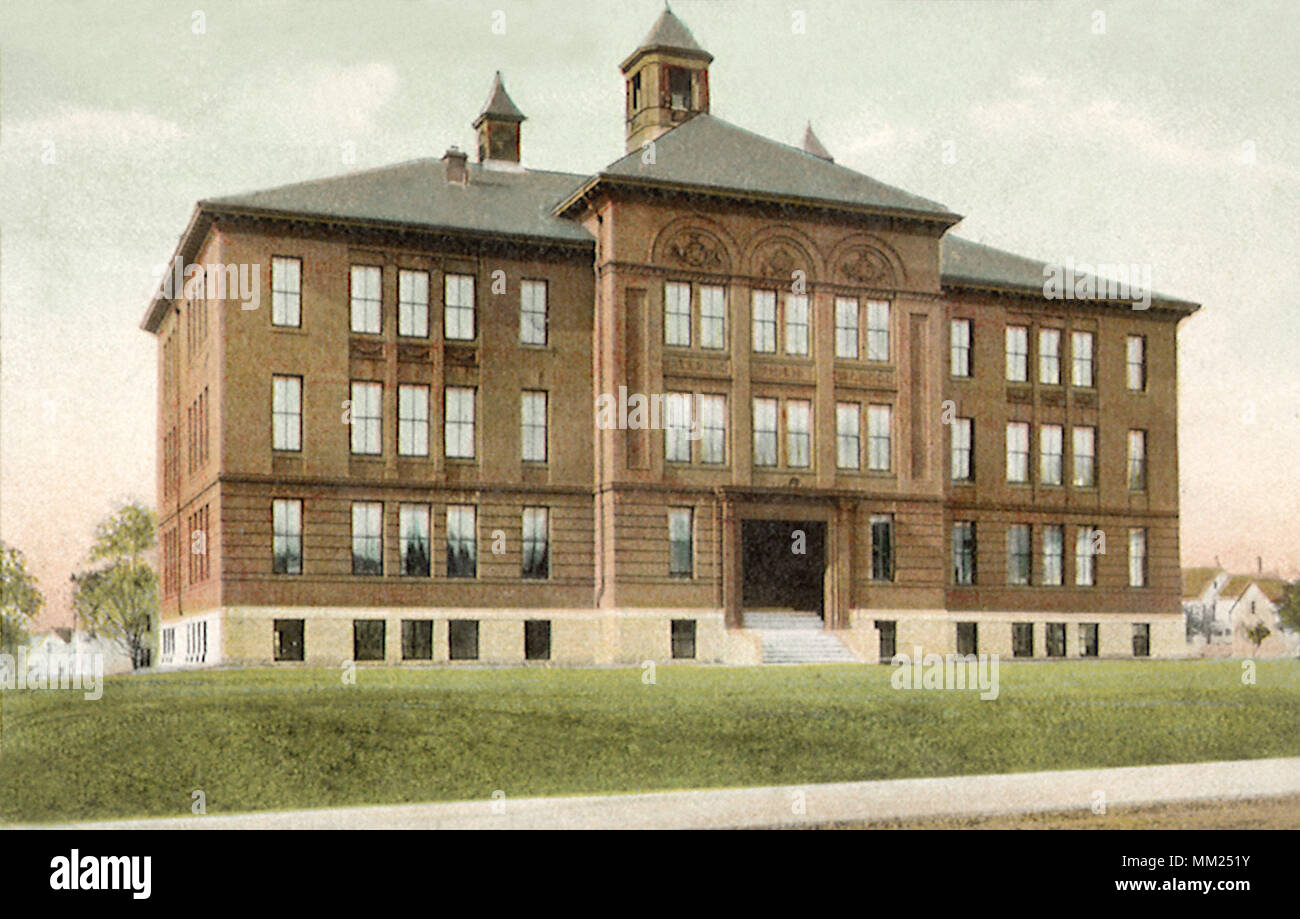 Deering High School. Portland. 1911 Stock Photo Alamy