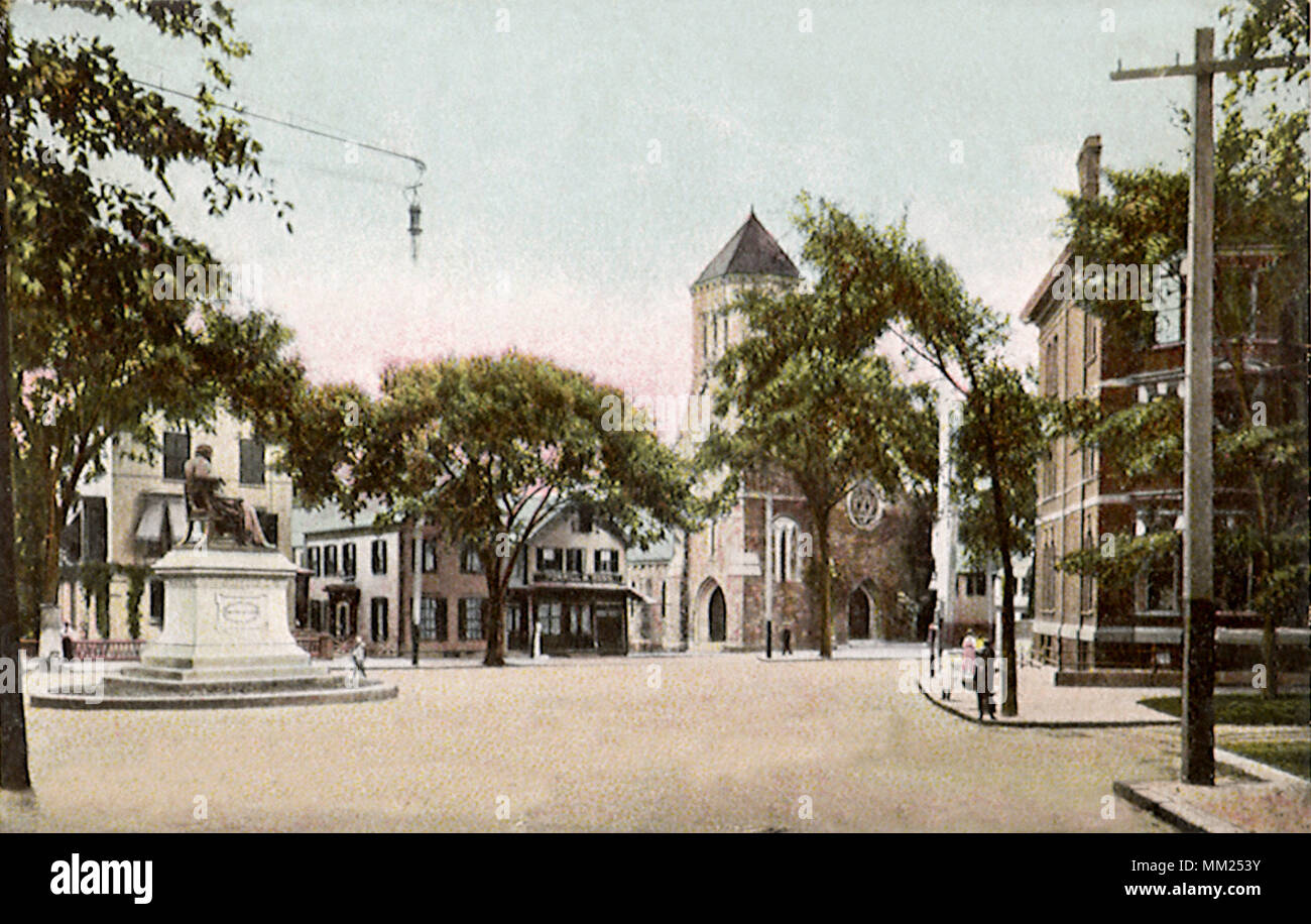 Longfellow Square. Portland. 1906 Stock Photo