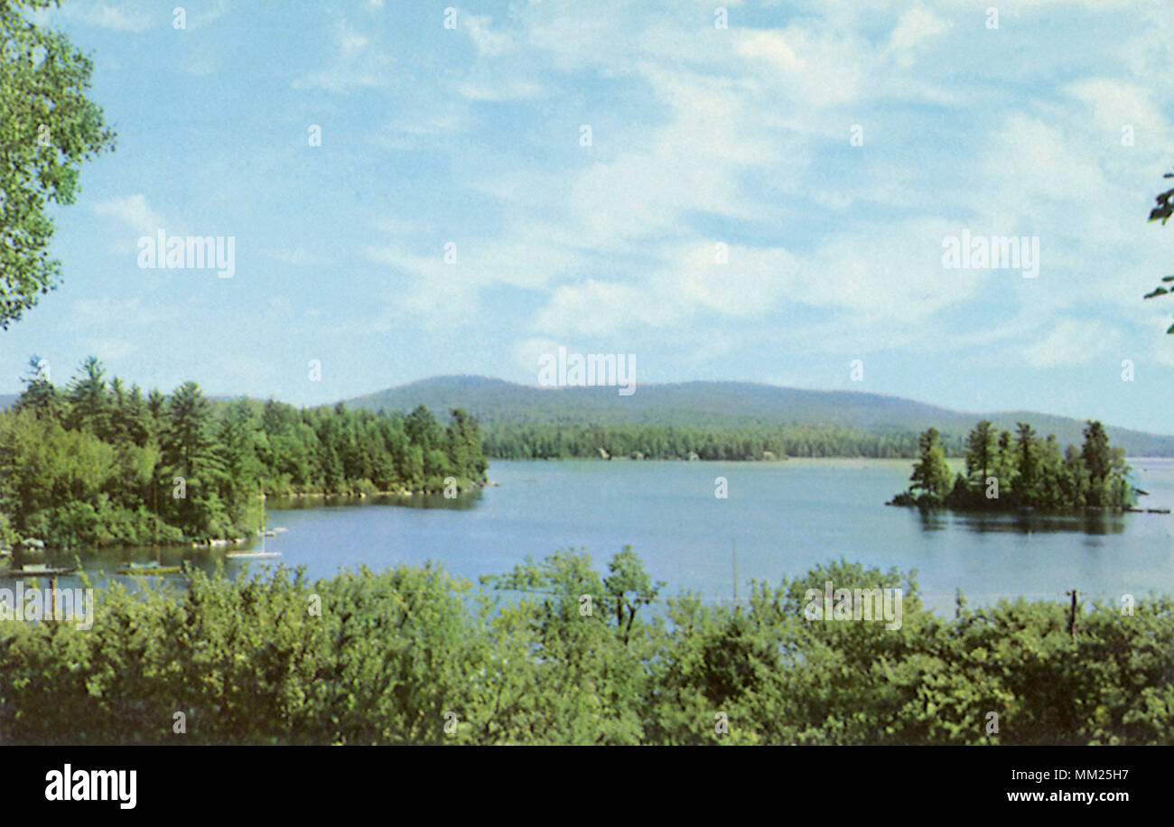 View of Lake Sunapee. Lake Sunapee. 1965 Stock Photo Alamy