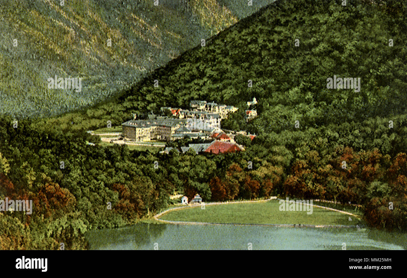 Profile House and Franconia Notch. Franconia. 1923 Stock Photo Alamy