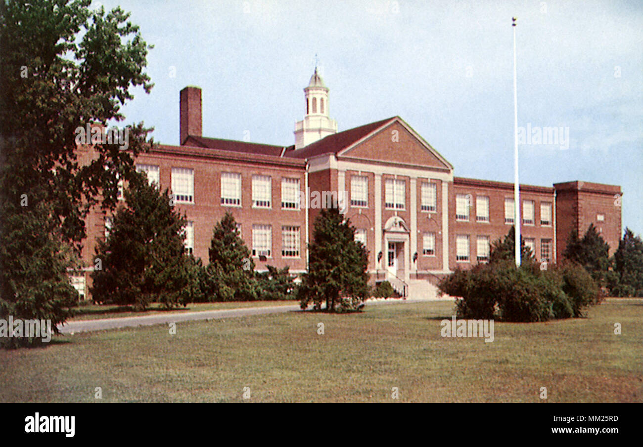 Dover High School. Dover. 1970 Stock Photo