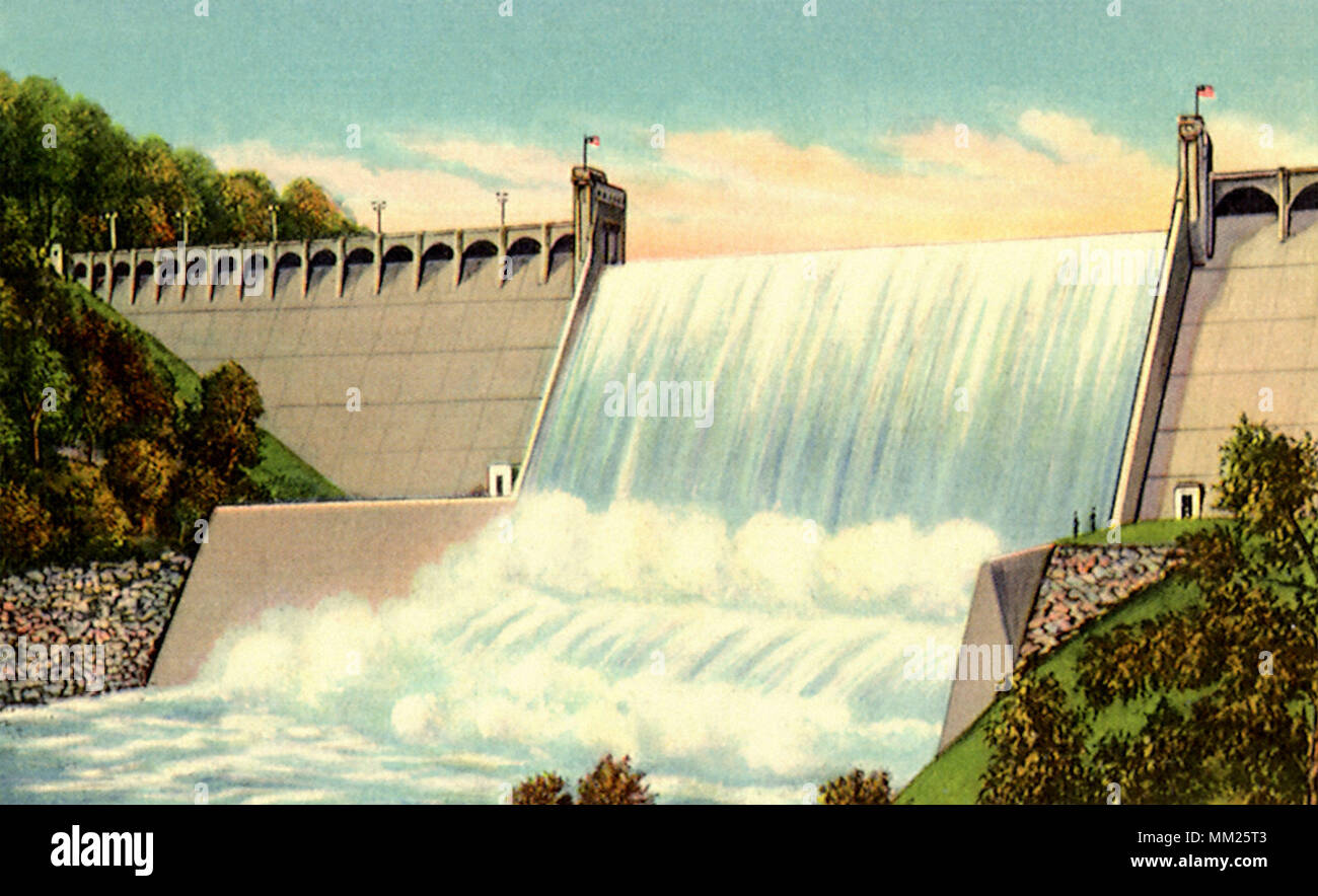 Tygart Valley Flood Control Dam. Grafton. 1950 Stock Photo Alamy