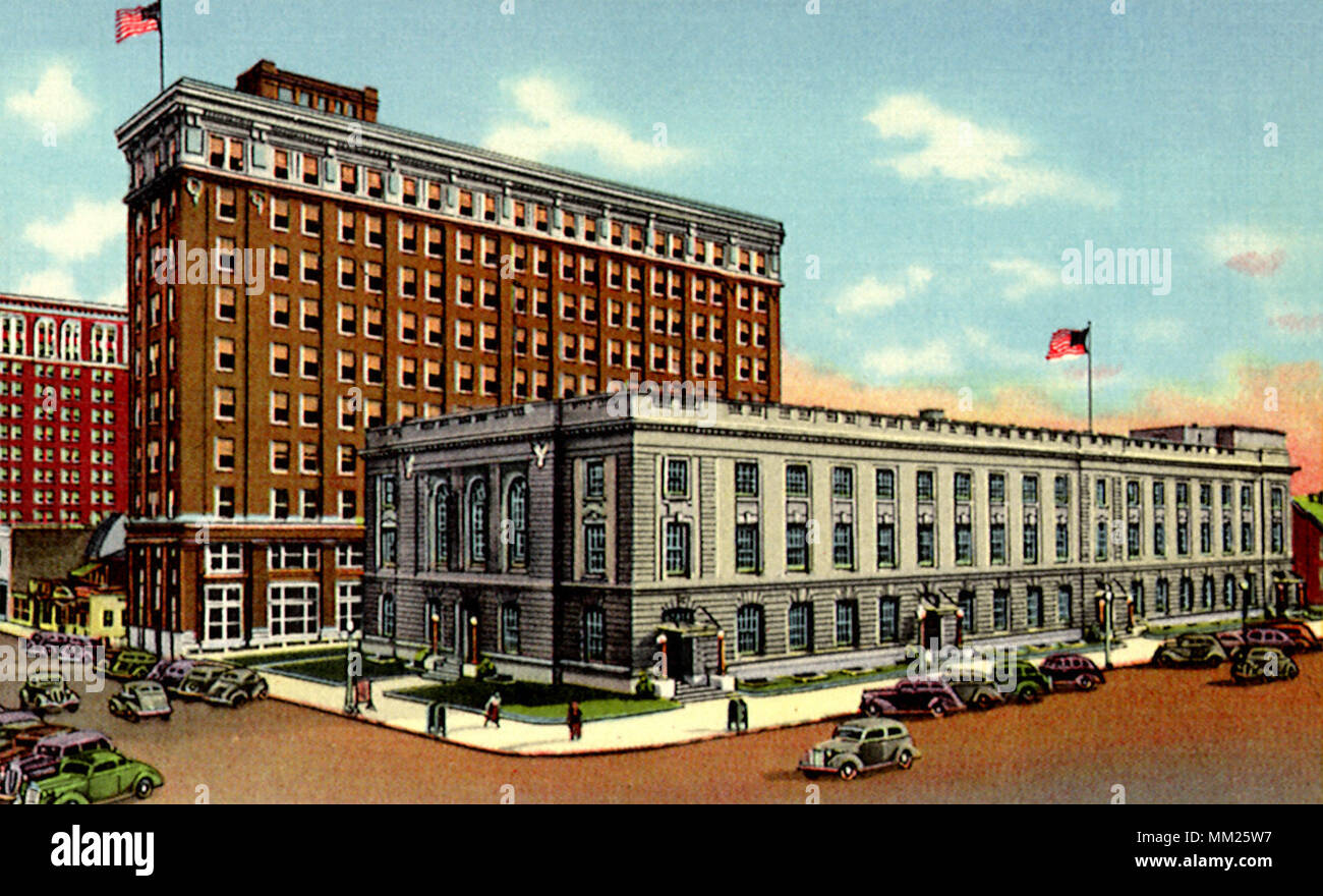Post Office. Huntington. 1950 Stock Photo Alamy
