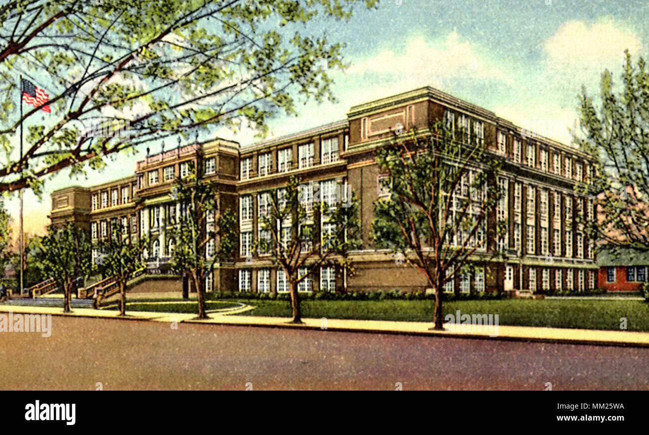 Huntington High School. Huntington. 1958 Stock Photo Alamy
