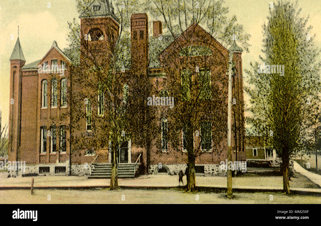 St. John's School. Antigo. 1909 Stock Photo