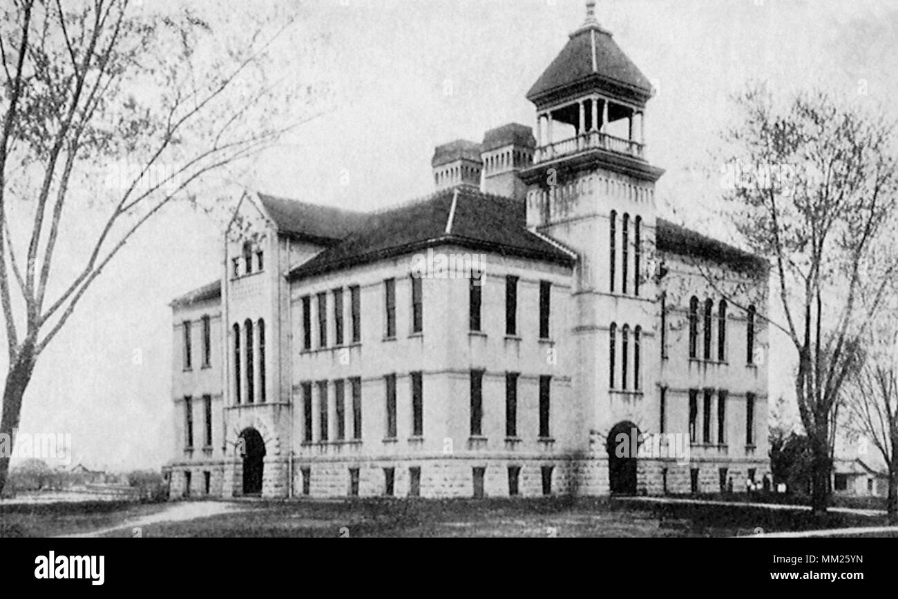 High School. Beaver Dam. 1907 Stock Photo Alamy