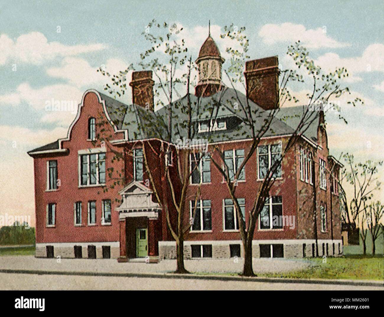 High School. Chilton. 1909 Stock Photo