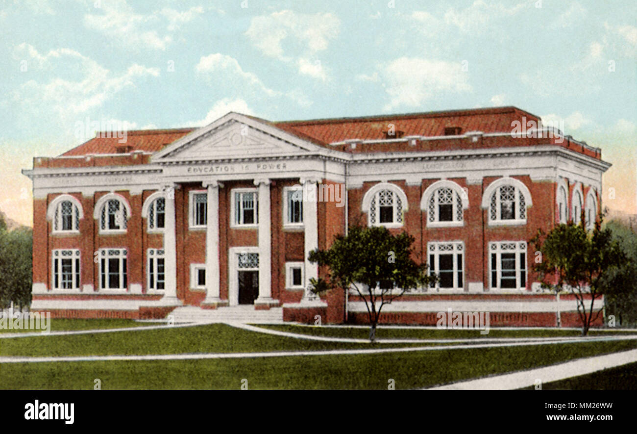 Library at Stetson University. De Land. 1920 Stock Photo Alamy