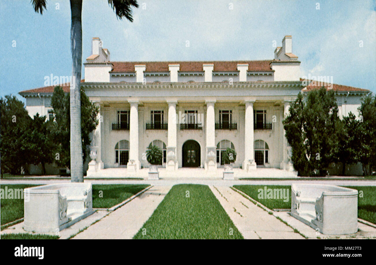 Whitehall at Flagler Museum. Palm Beach. 1960 Stock Photo