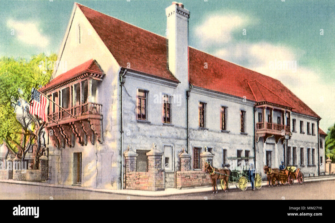 Post Office. Saint Augustine. 1946 Stock Photo Alamy