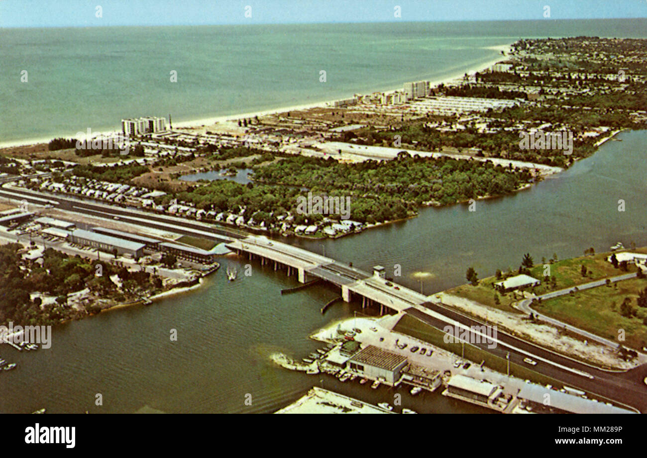 Stickney Point Bridge. Sarasota. 1960 Stock Photo Alamy