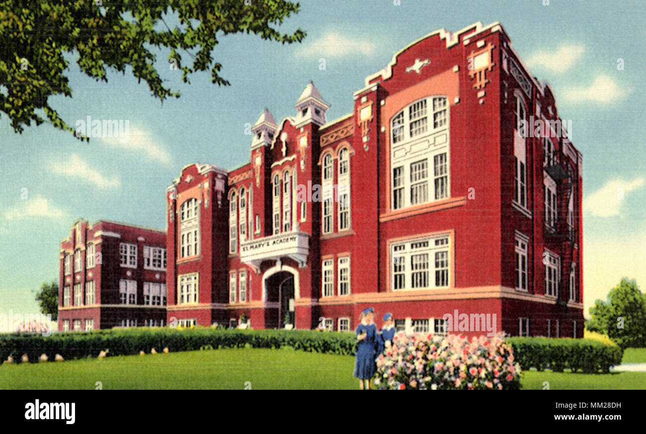 St. Mary's Academy. Amarillo. 1942 Stock Photo