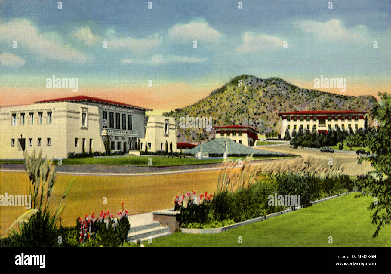 College of Mines and Metallurgy. El Paso. 1945 Stock Photo