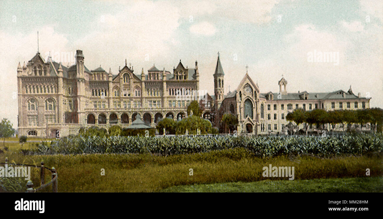 Ursuline Academy. Galveston.1905 Stock Photo