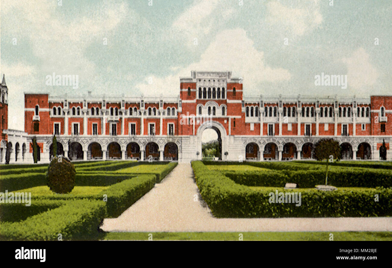 Rice Institute.  1917 Stock Photo