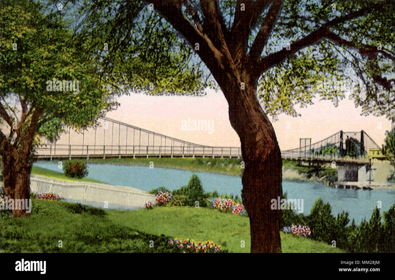 Reynosa-Hidalgo Bridge. Hidalgo. 1935 Stock Photo - Alamy