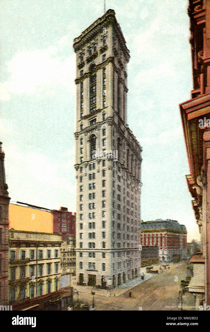 The Times Building. New York City.1905 Stock Photo - Alamy