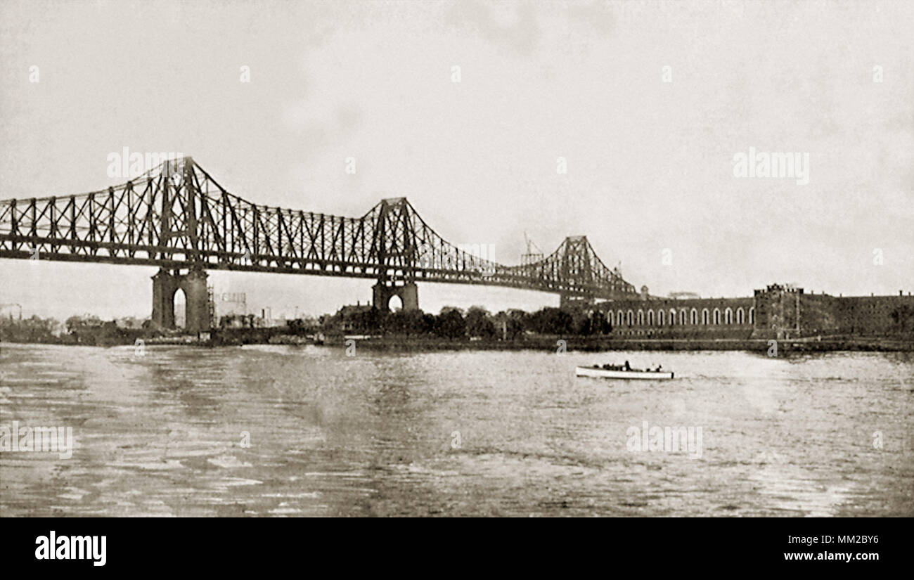 Blackwell's Island Bridge. New York City. 1910 Stock Photo Alamy
