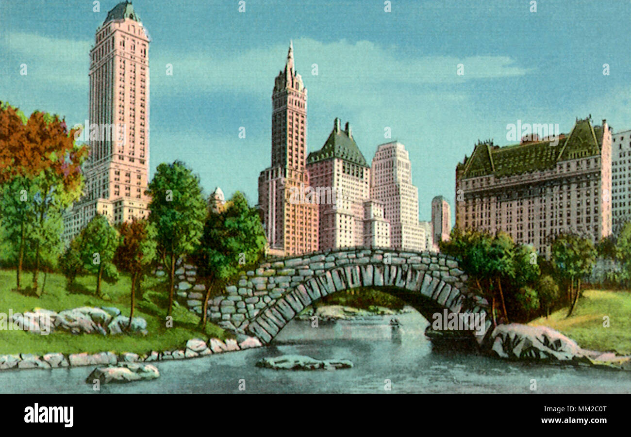 Central Park. New York City. 1943 Stock Photo - Alamy