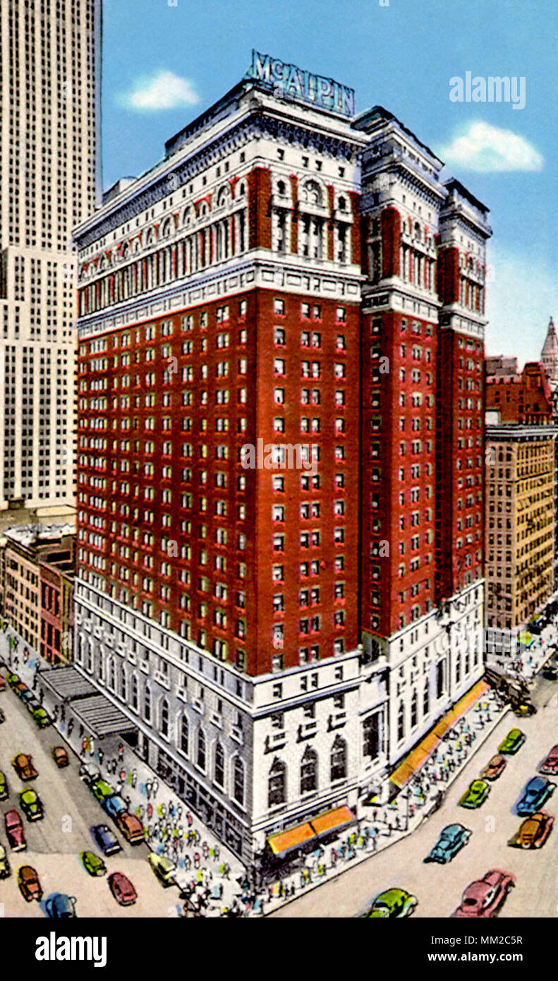 Hotel McAlpin. New York City. 1936 Stock Photo