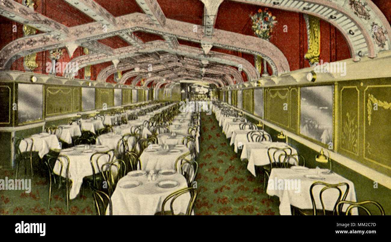 New Faust Restaurant. New York City. 1914 Stock Photo