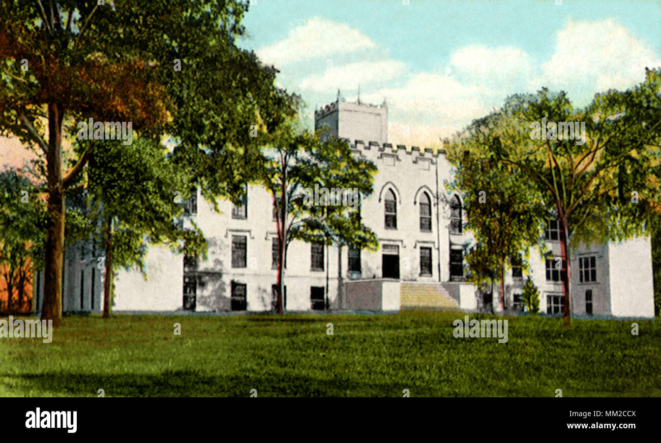 GA Military College Main Building. Milledgeville. 1931 Stock Photo