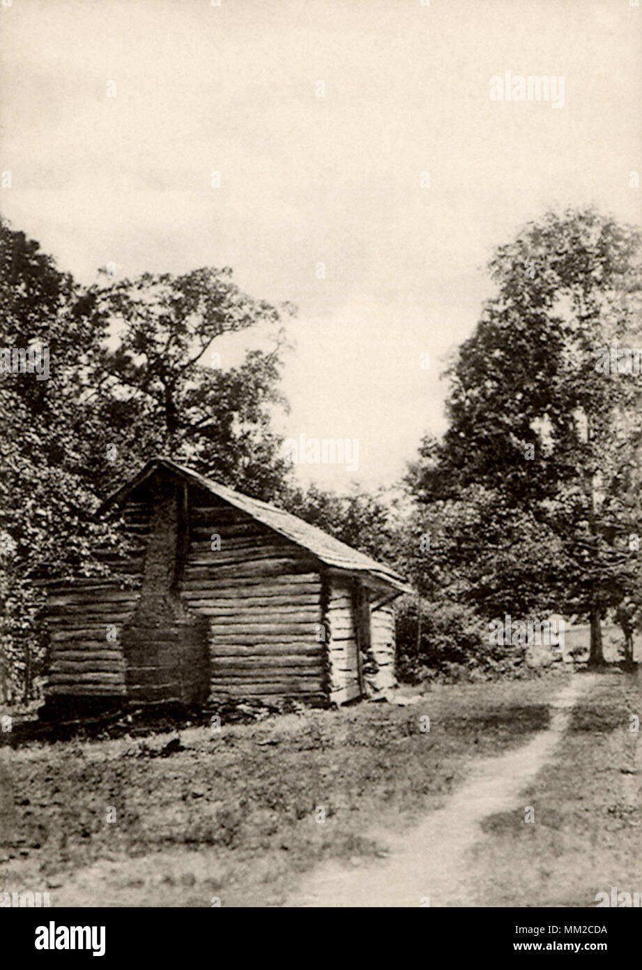 The Original Cabin. Mount Berry. 1930 Stock Photo