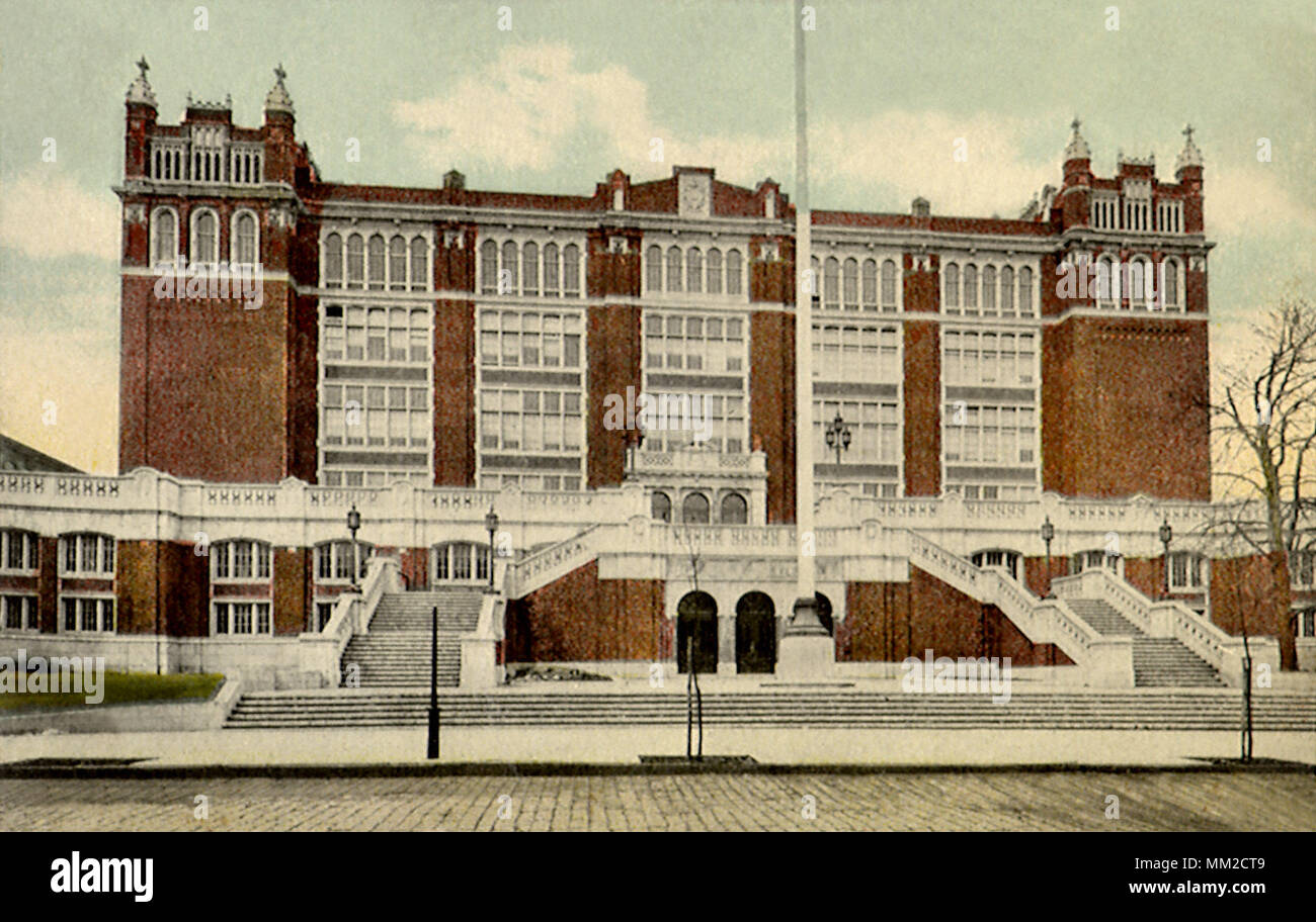 Central High School. Newark. 1912 Stock Photo