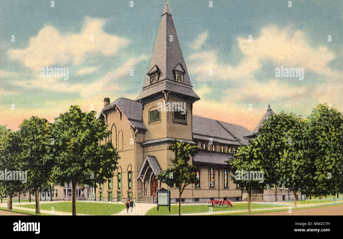 St. Paul's Methodist Church. Ocean Grove. 1947 Stock Photo