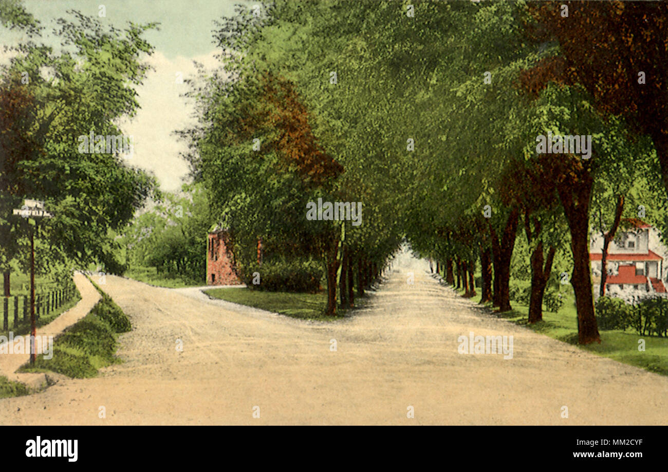 Tulip Street and New England Avenue. Summit. 1913 Stock Photo Alamy