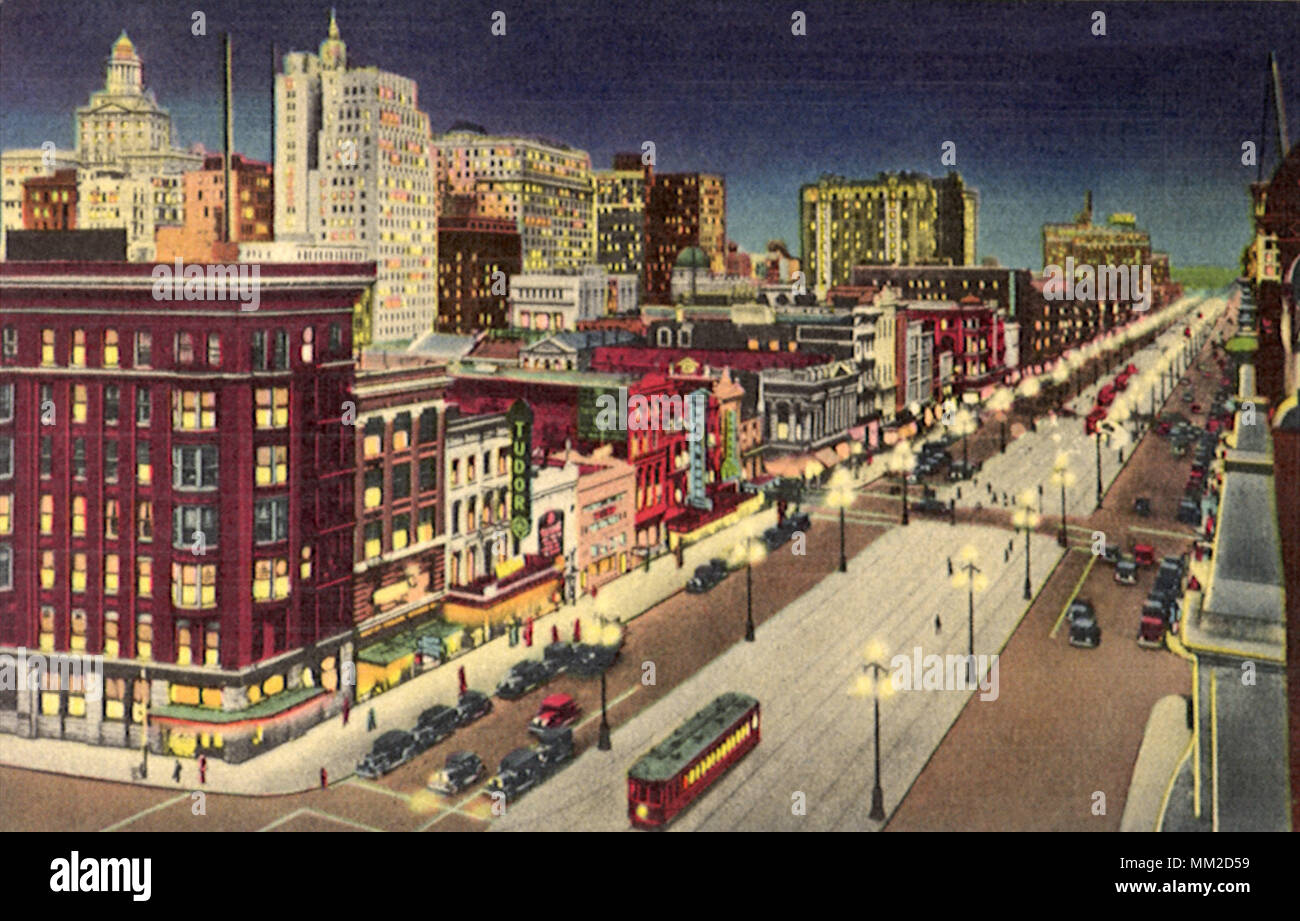 View of Canal Street. New Orleans. 1940 Stock Photo Alamy