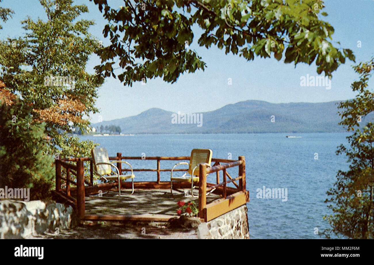 Lake George. Bolton Landing. 1963 Stock Photo