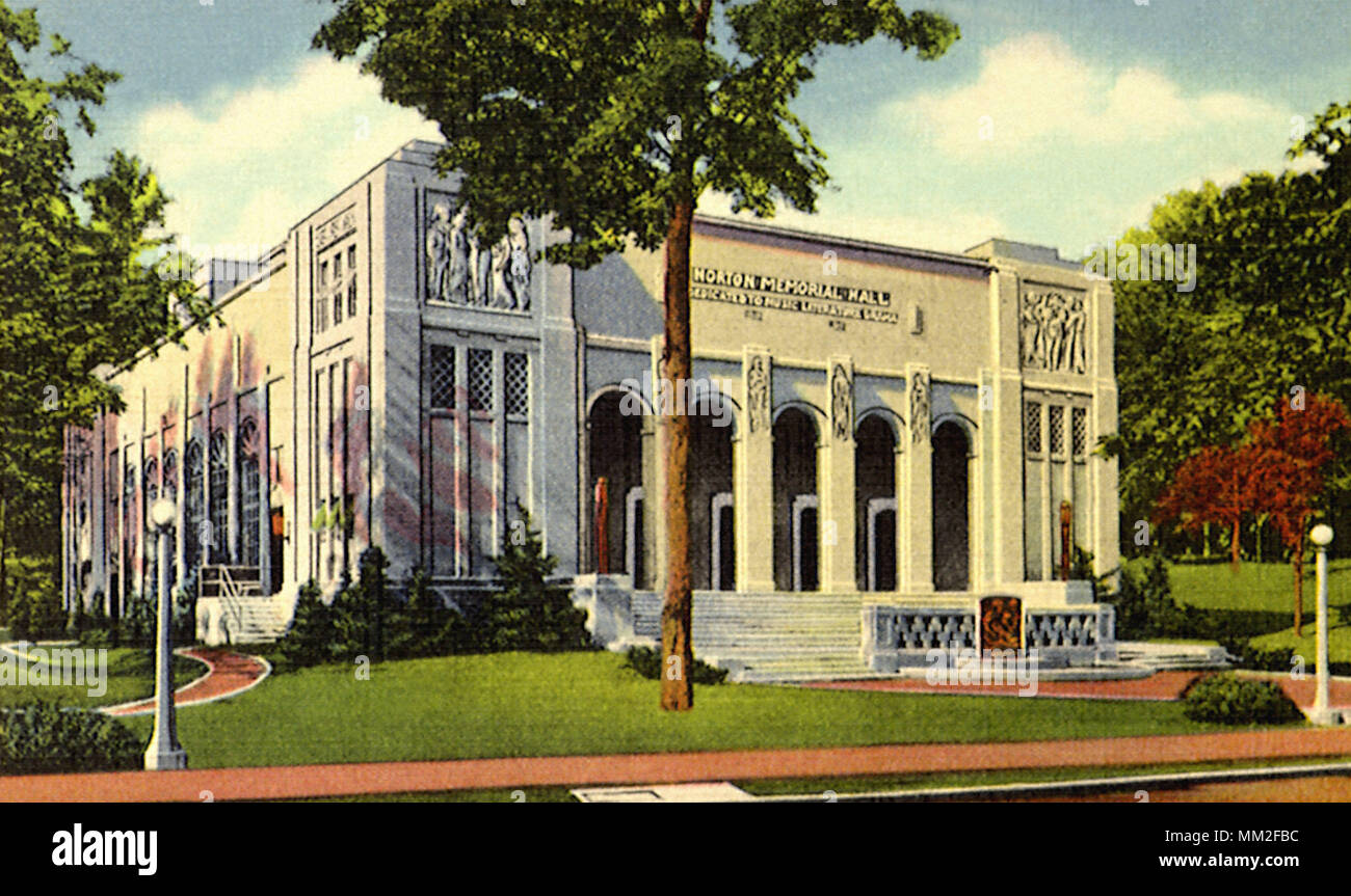 Chautauqua Institution. Chautauqua.  1948 Stock Photo