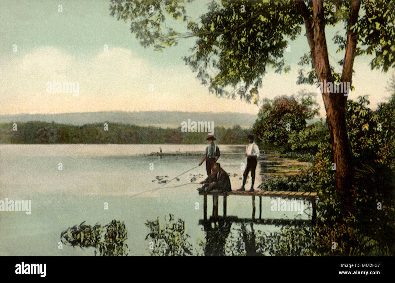 Lake Swartwout. Congers. 1910 Stock Photo Alamy