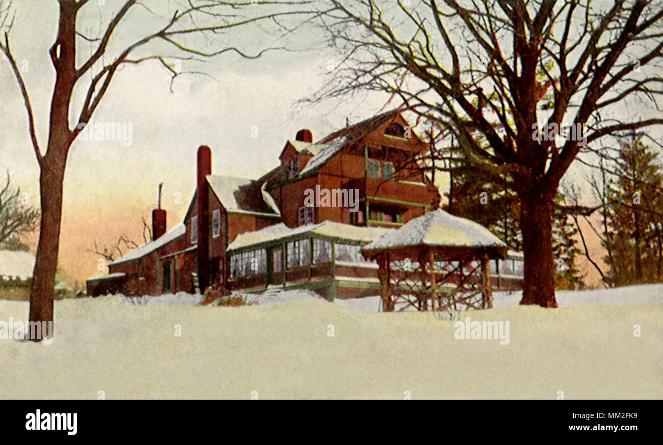 Brick Block Hotel. Millerton. 1906 Stock Photo Alamy