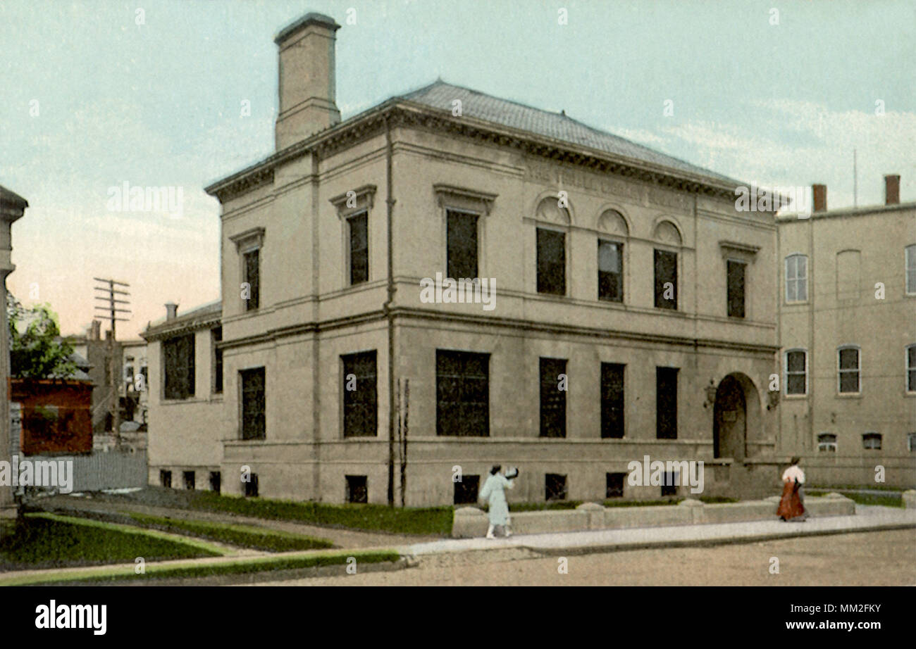 Thrall Library. Middletown. 1912 Stock Photo Alamy