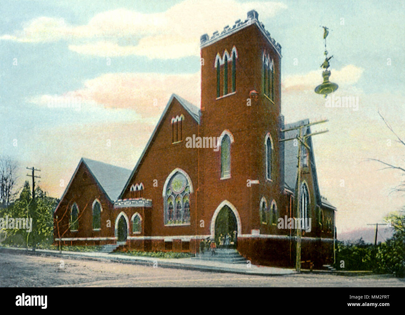 Presbyterian Church. Newburgh. 1907 Stock Photo Alamy