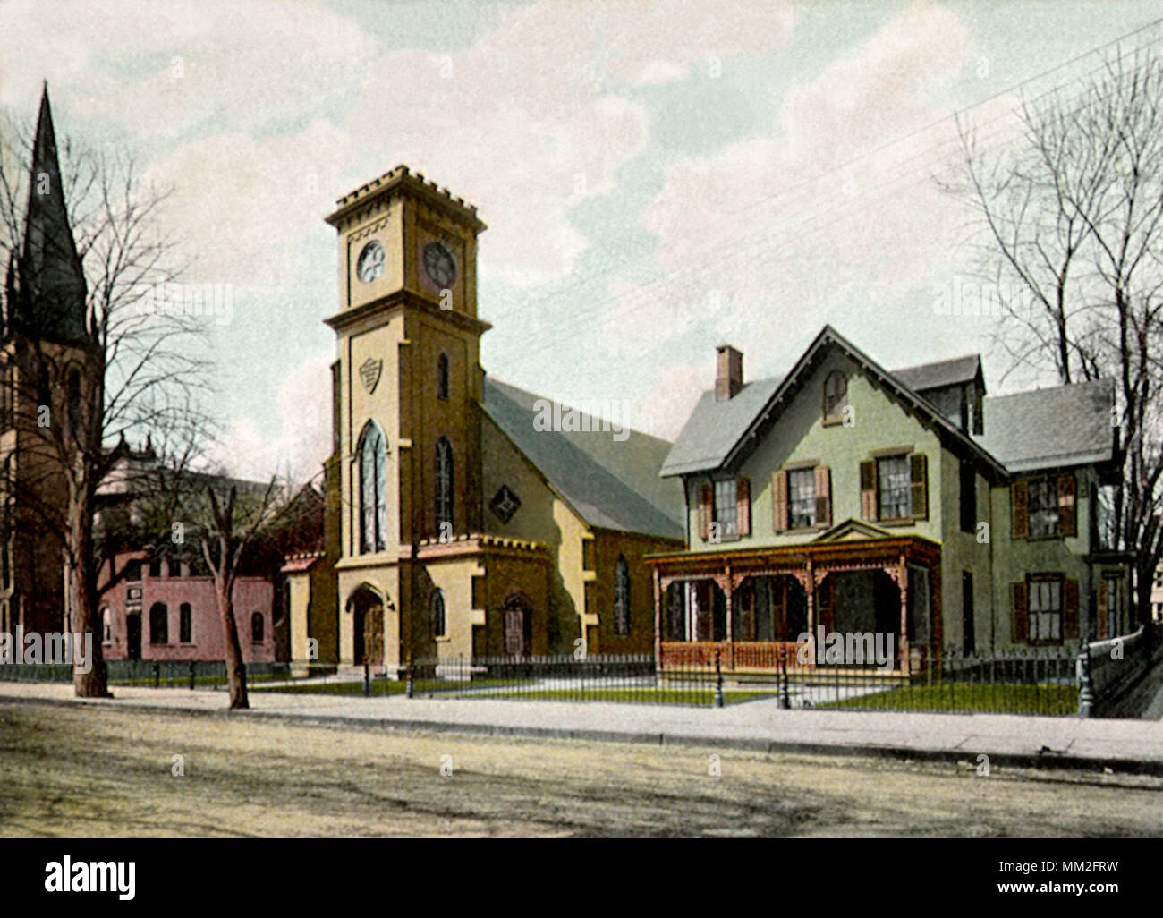 Calvary Church. Newburgh. 1906 Stock Photo