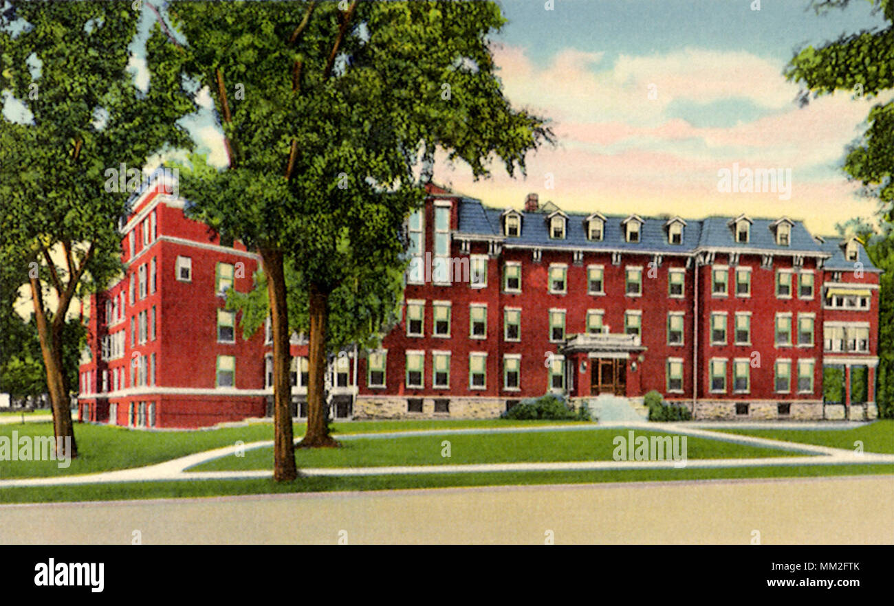 Hepburn Hospital. Ogdensburg. 1940 Stock Photo