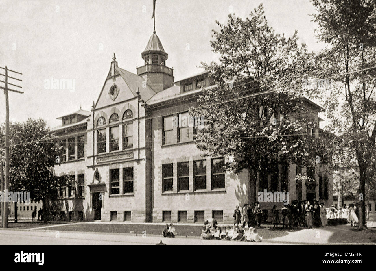 Public School Number 3. Olean. 1910 Stock Photo