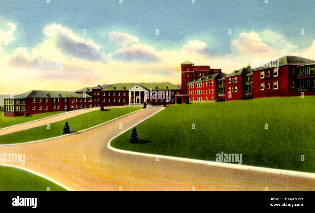 Homer Folks Hospital. Oneonta. 1943 Stock Photo