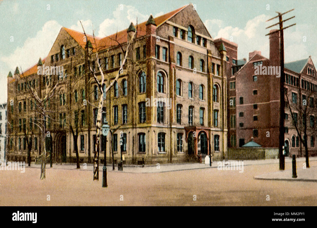 Adelphi Institute. Brooklyn. 1910 Stock Photo