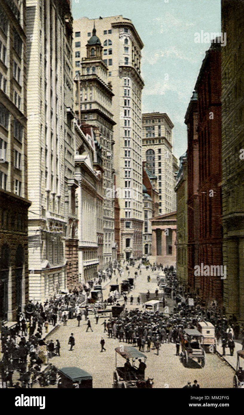 Broad Street. New York City.1905 Stock Photo Alamy
