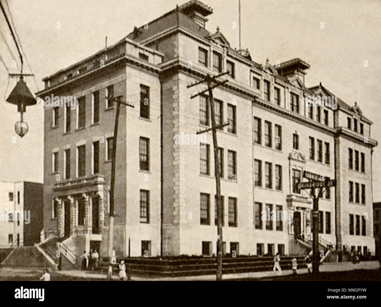 Public School 137. Brooklyn. 1908 Stock Photo