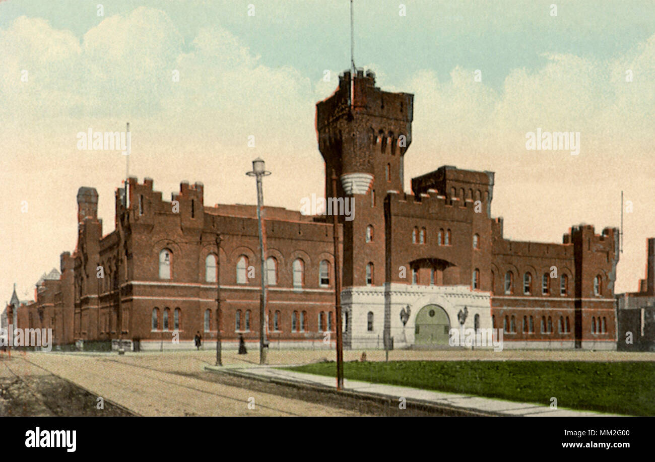14th Regiment Armory. Brooklyn. 1912 Stock Photo