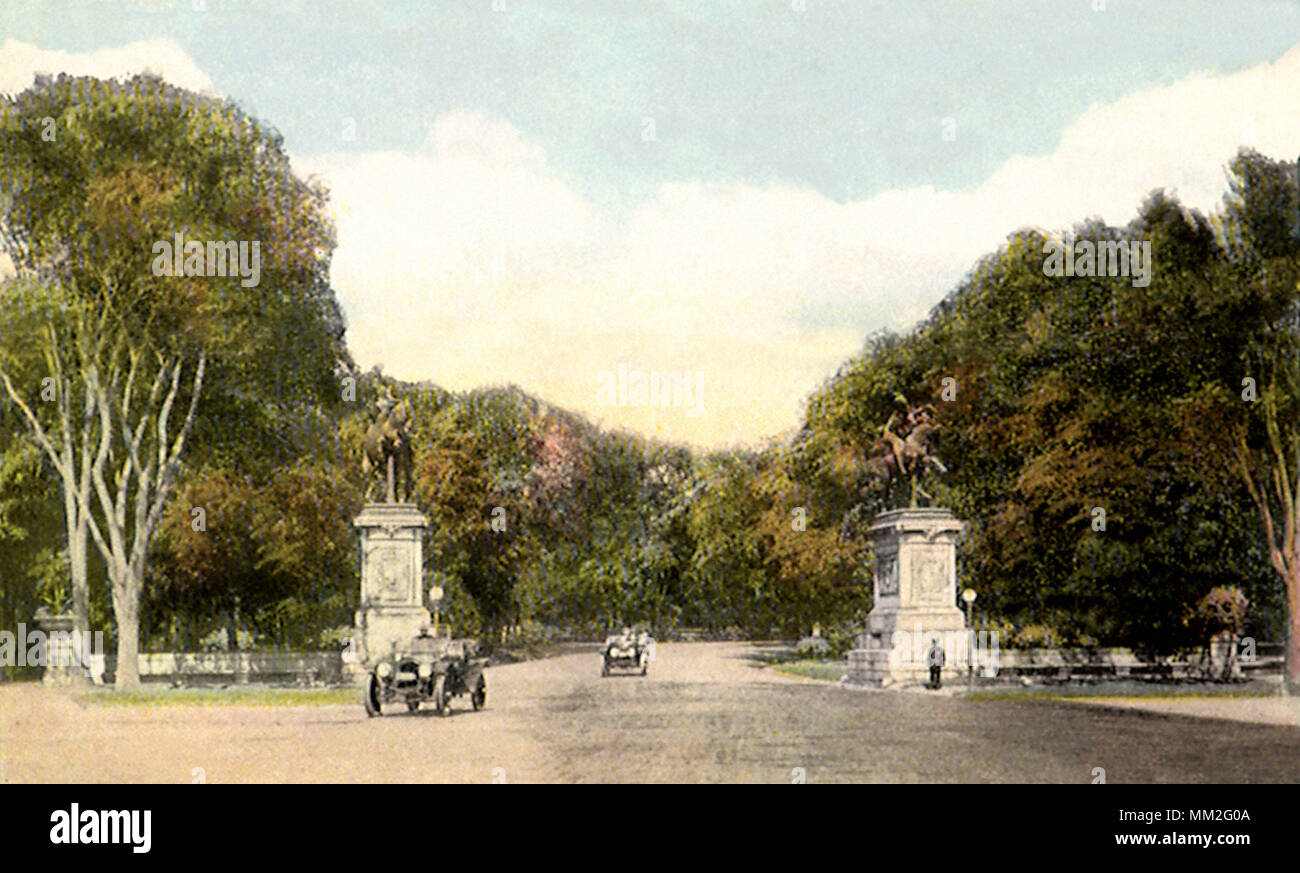 Prospect Park Entrance. Brooklyn. 1920 Stock Photo Alamy